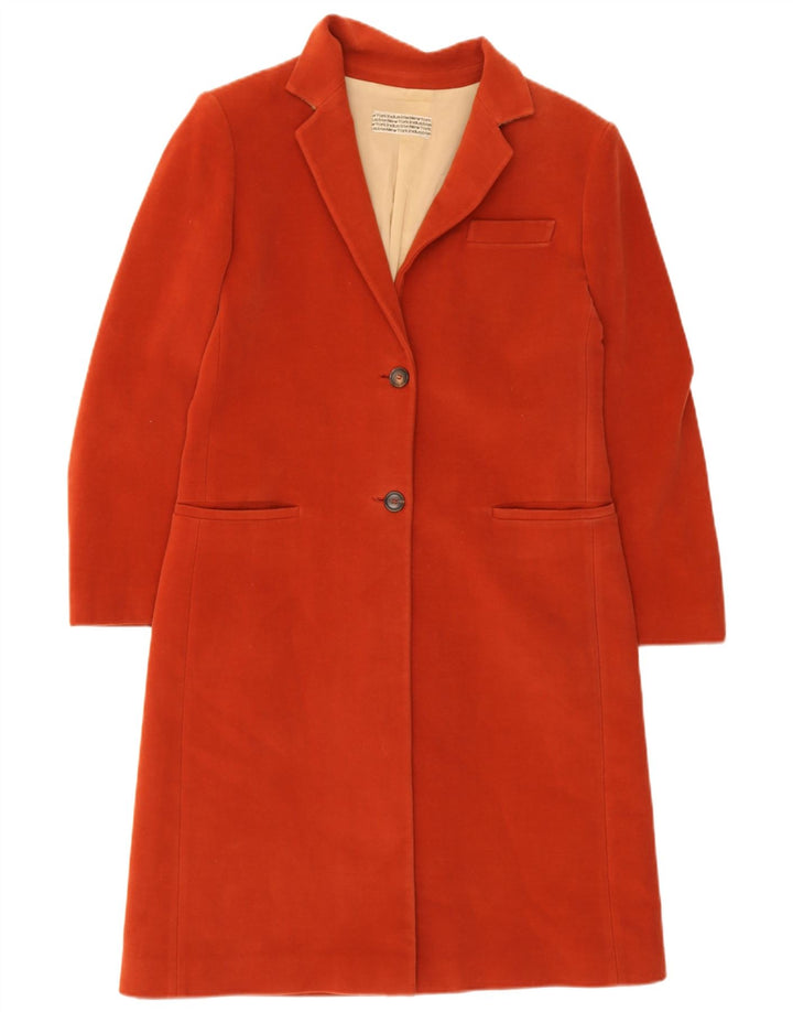 New York Industrie Pardessus Femme IT 46 Large Laine Rouge