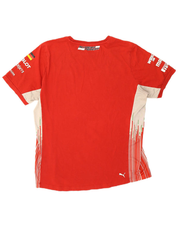 Puma T-Shirt Ferrari Graphic Top XL Homme Rouge Coton