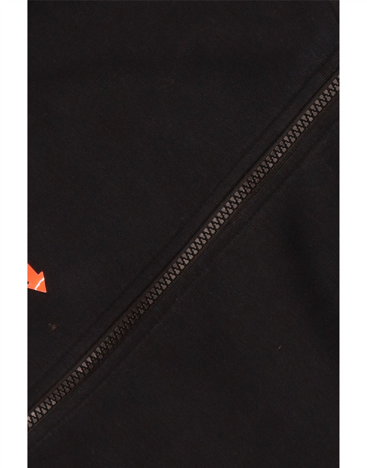 NIKE Pull à capuche zippé pour homme en coton noir moyen