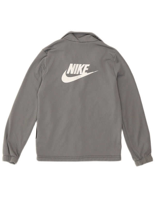 Nike Veste de survêtement pour garçon 8-9 ans Petit Gris Colorblock Polyester