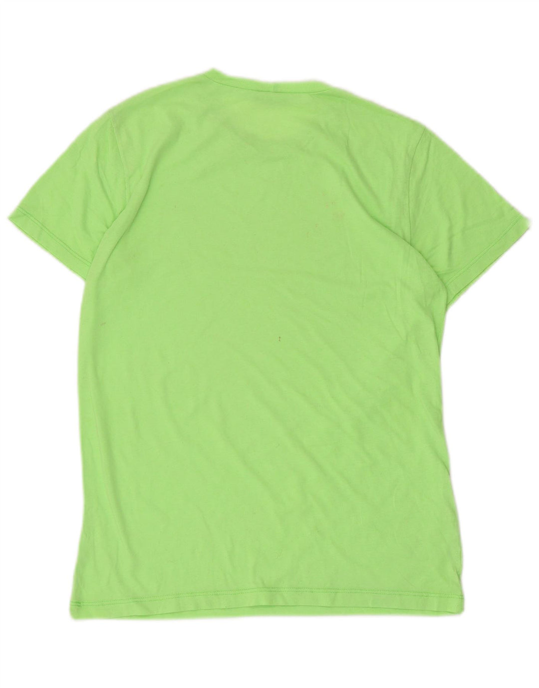 Benetton T-Shirt Graphique Femme UK 12 Vert Moyen