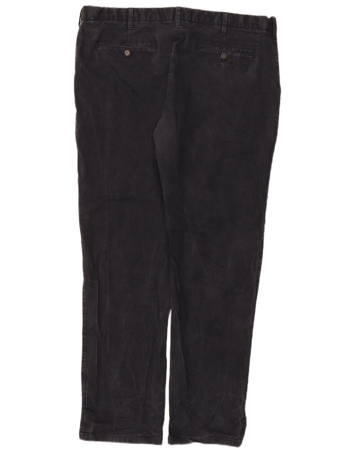 Marks & Spencer Pantalon Chino Droit Regular Homme W42 L33 Bleu Marine