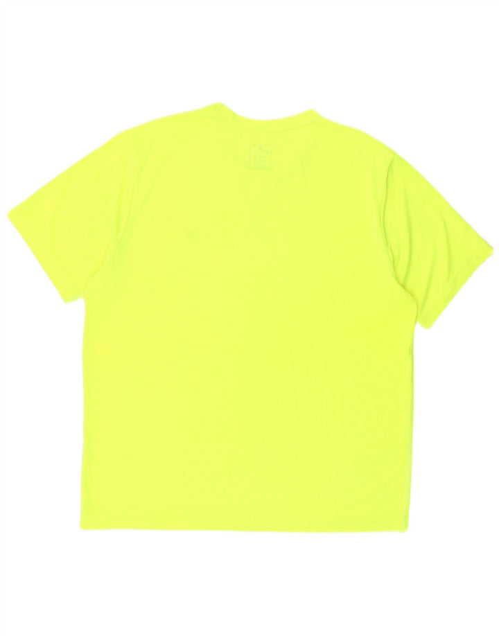 Champion T-Shirt Homme Haut Large Jaune