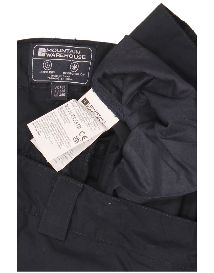 Mountain Warehouse Pantalon Cargo Regular Homme W40 L30 Bleu Marine Polyester