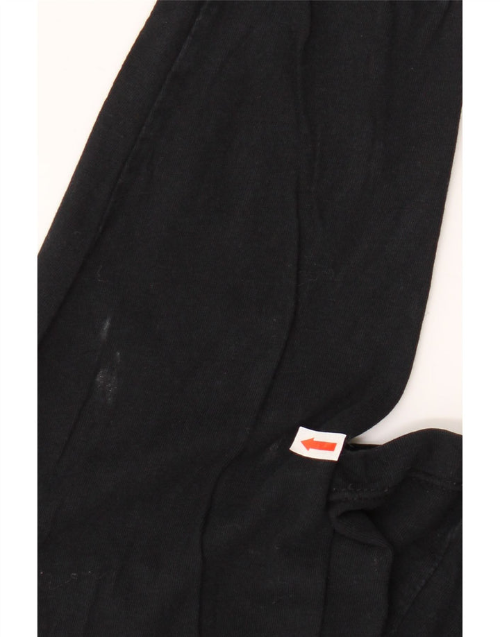 VANS Haut graphique à manches longues pour hommes en coton noir moyen