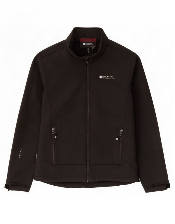 Mountain Warehouse Veste coupe-vent pour femme UK 12 Medium Noir Polyester