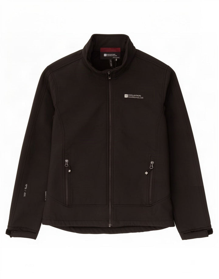 Mountain Warehouse Veste coupe-vent pour femme UK 12 Medium Noir Polyester