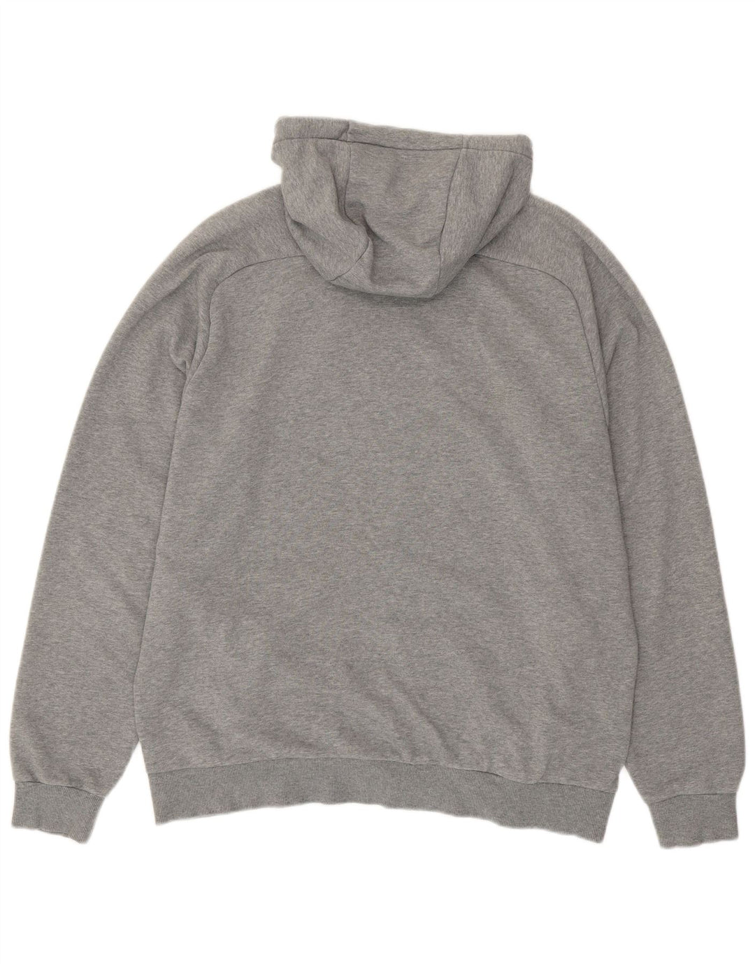 PUMA Pull à capuche graphique pour homme XL en coton moucheté gris