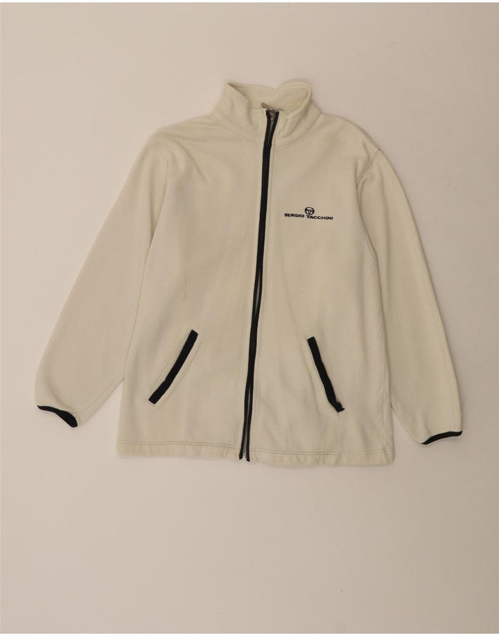 Sergio Tacchini Veste De Survêtement Pour Homme Petit Blanc Cassé