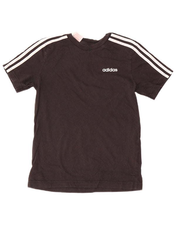 Adidas T-Shirt Top Garçon 11-12 ans Noir Coton
