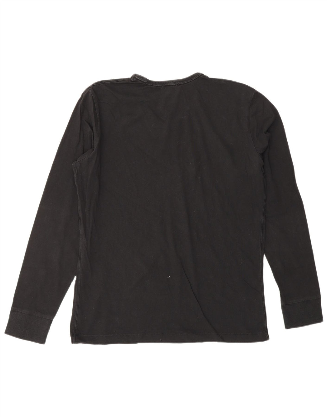 DIESEL Haut graphique à manches longues pour femme UK 16 Large Noir