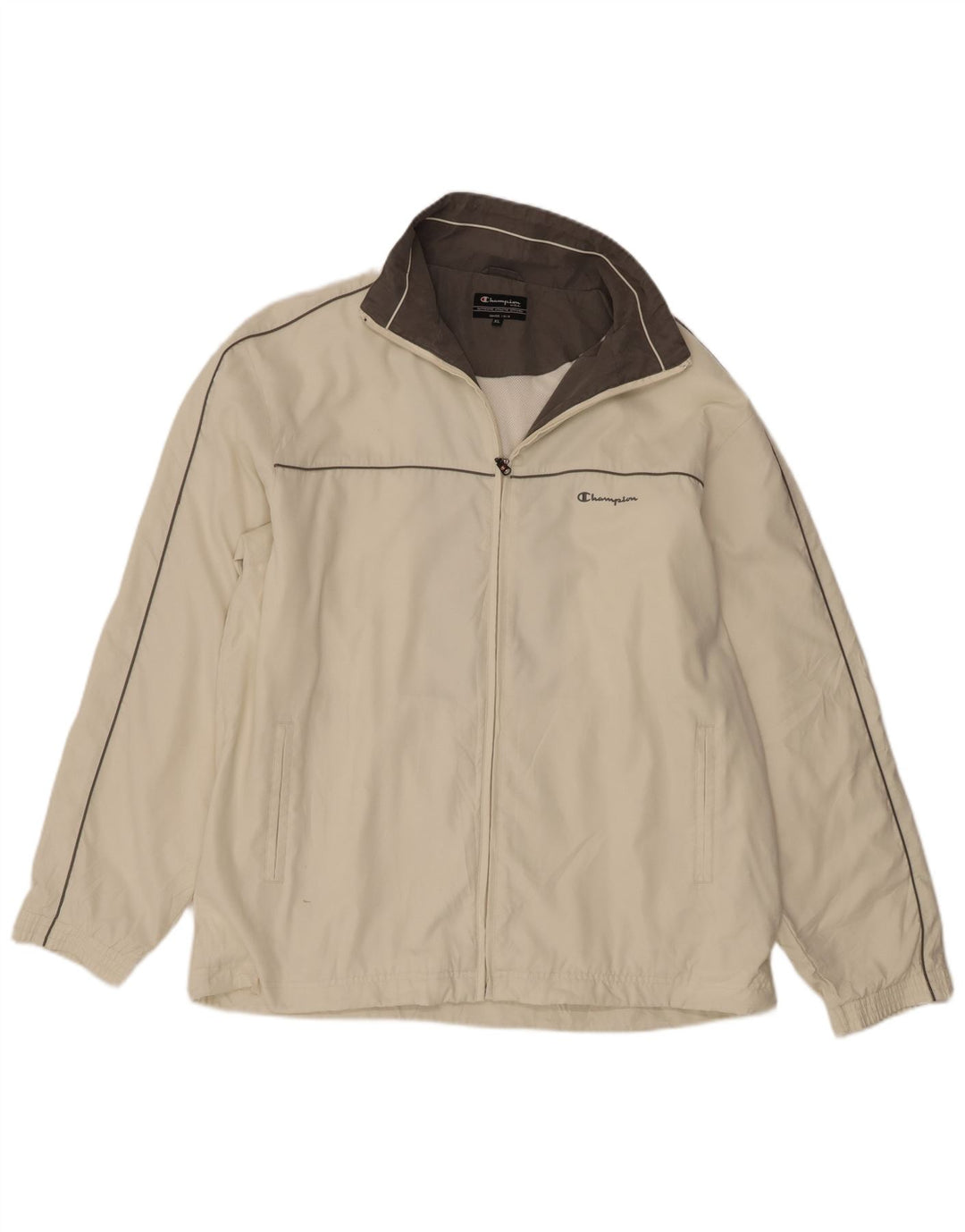 Champion Veste de survêtement pour homme XL Beige Polyester