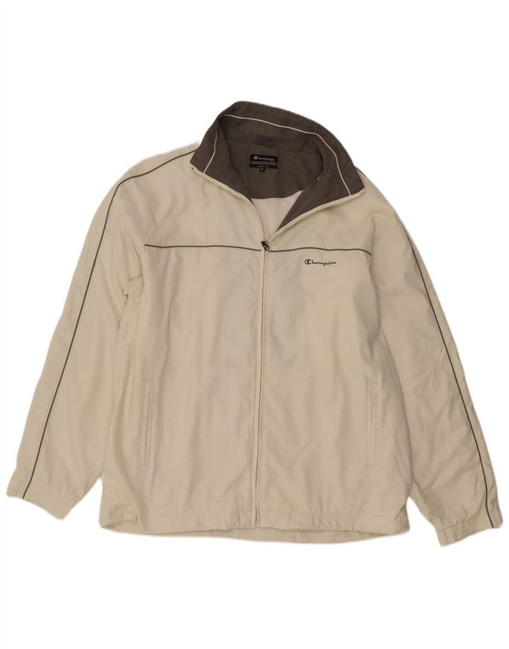 Champion Veste de survêtement pour homme XL Beige Polyester