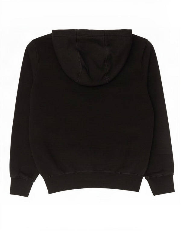 Nike Pull à capuche surdimensionné graphique pour femme UK 6 XS en coton noir