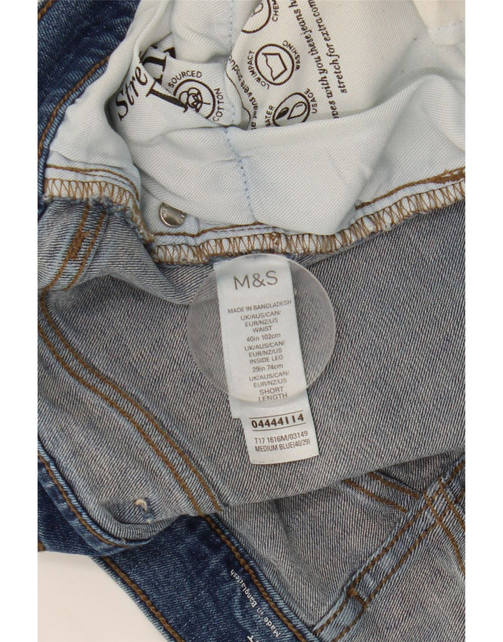 Marks & Spencer Jean droit homme W40 L29 bleu coton