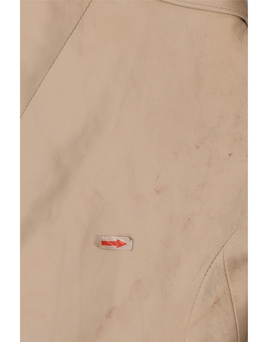 Cayenne Veste en cuir court pour femme IT 42 Cuir blanc moyen