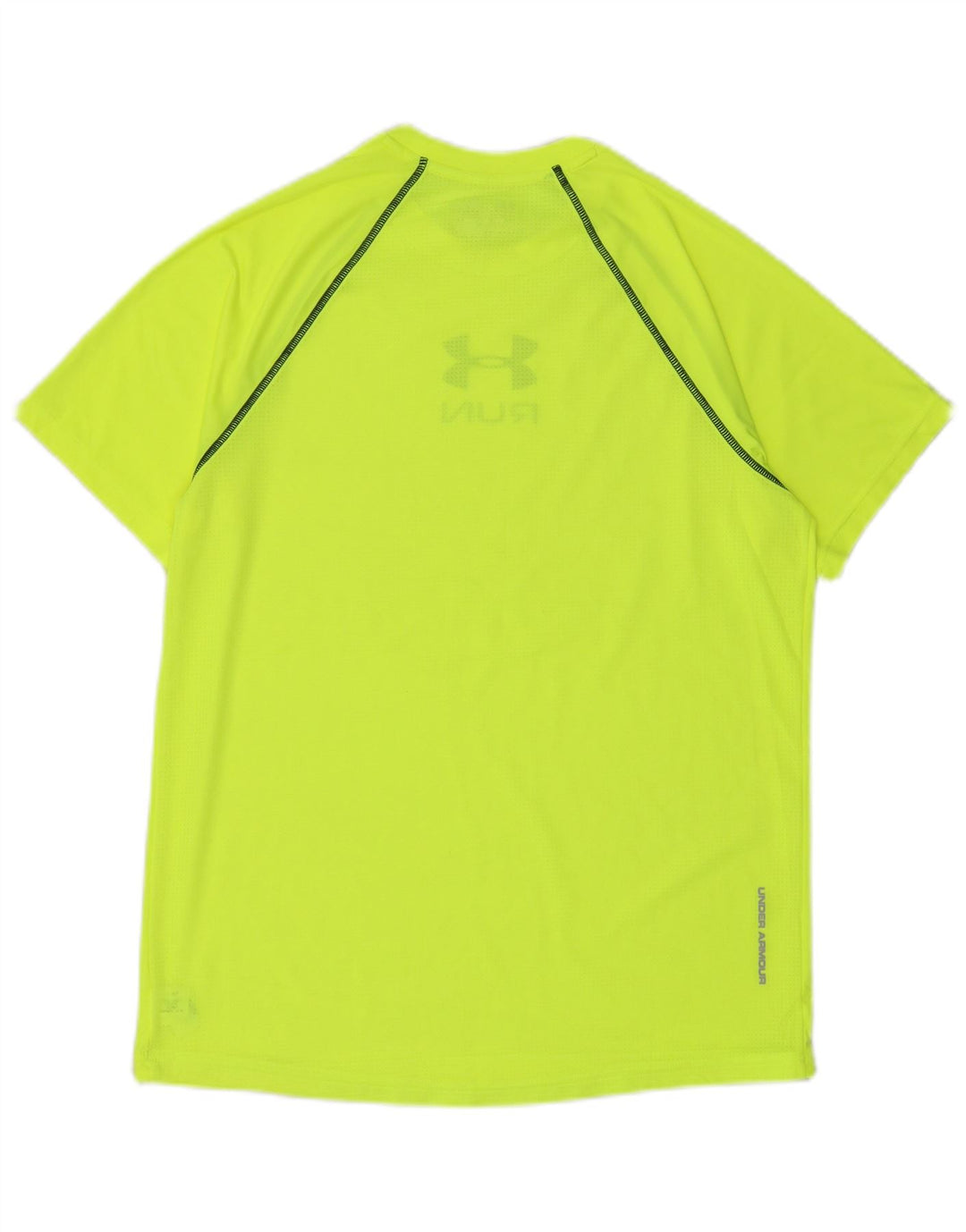 UNDER ARMOUR T-Shirt Heat Gear Graphic Homme Vert Moyen Polyester