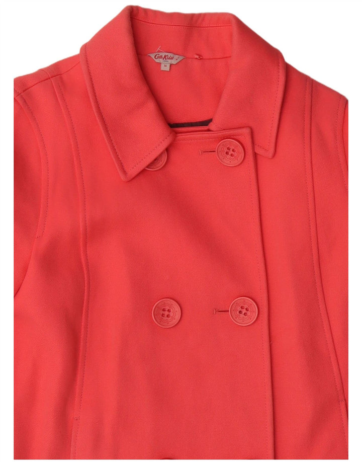 Cath Kidston Caban double boutonnage pour femme UK 14 Grand coton rose