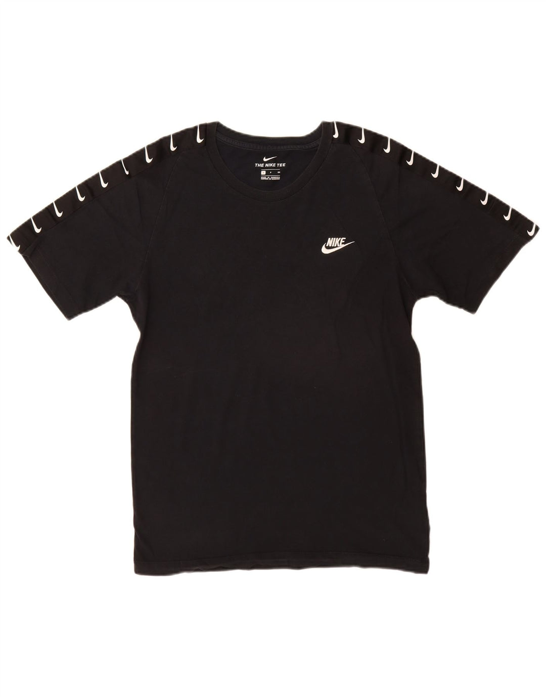 Nike T-shirt graphique pour homme en coton noir Taille S