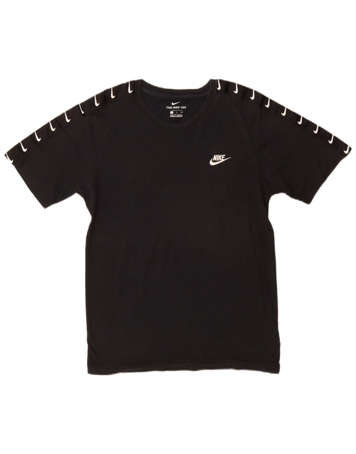 Nike T-shirt graphique pour homme en coton noir Taille S