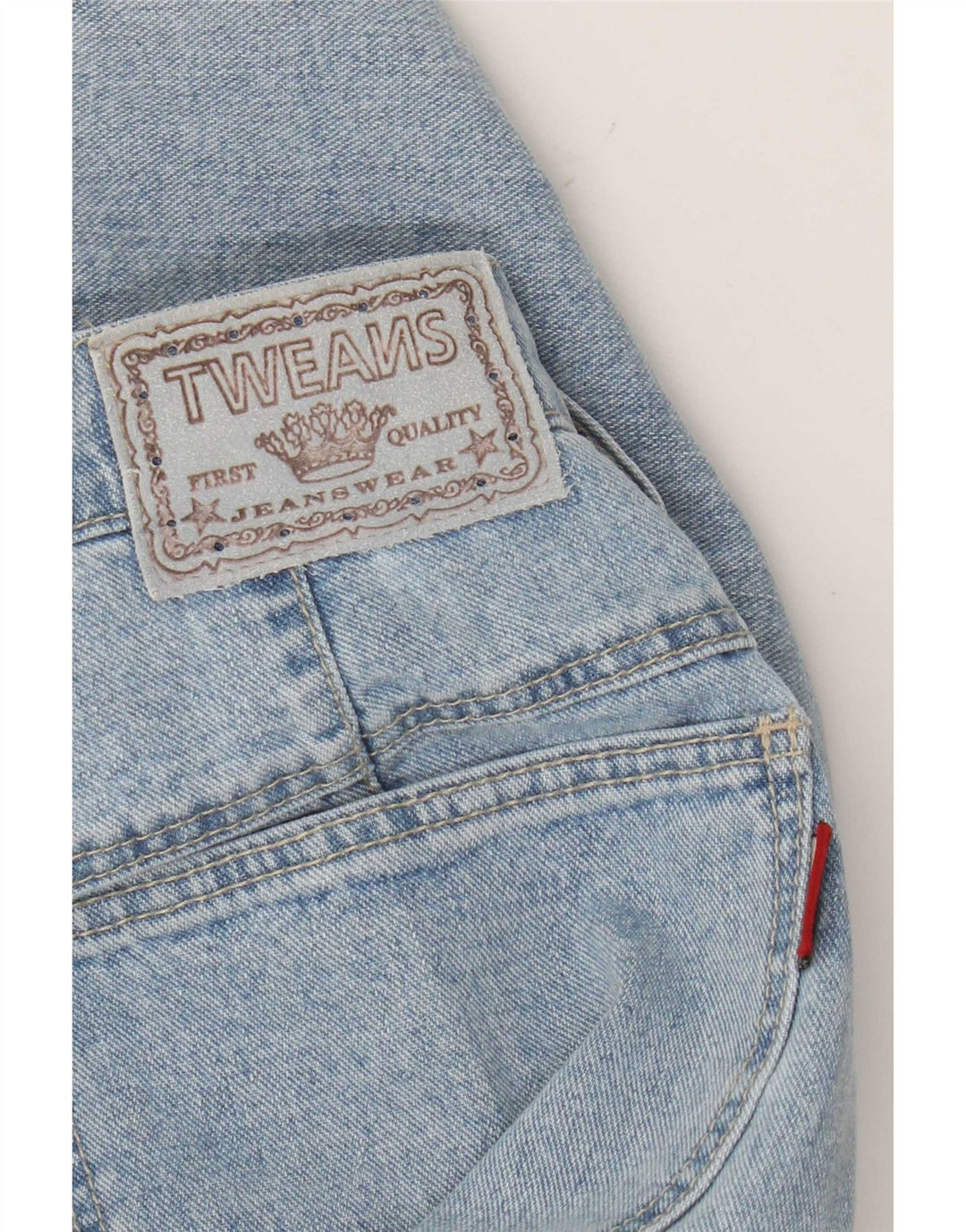 Jean fuselé vintage femme W28 L30 Bleu