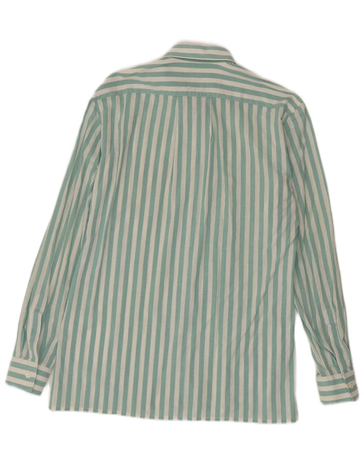 Chemise homme vintage rayé vert moyen