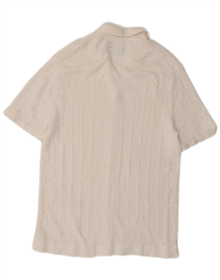 Abercrombie & Fitch Chemise à manches courtes pour hommes Blanc moyen