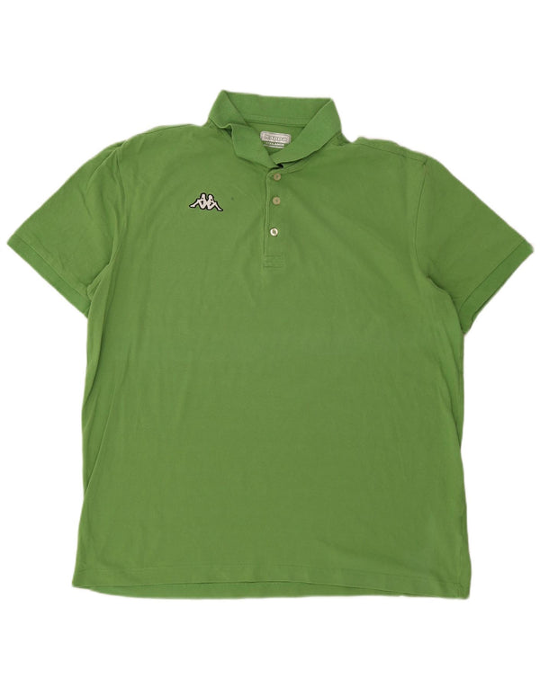 Kappa Polo Homme 3XL Vert Coton
