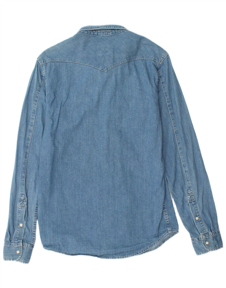 LEE Chemise en Jean Homme Bleu Moyen Coton
