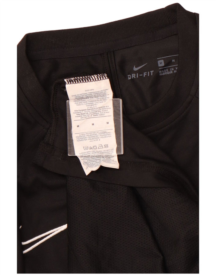 NIKE T-Shirt Homme Noir Moyen Polyester Sports