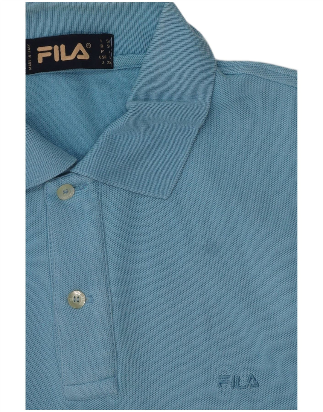 Fila Polo Homme Grand Bleu Coton