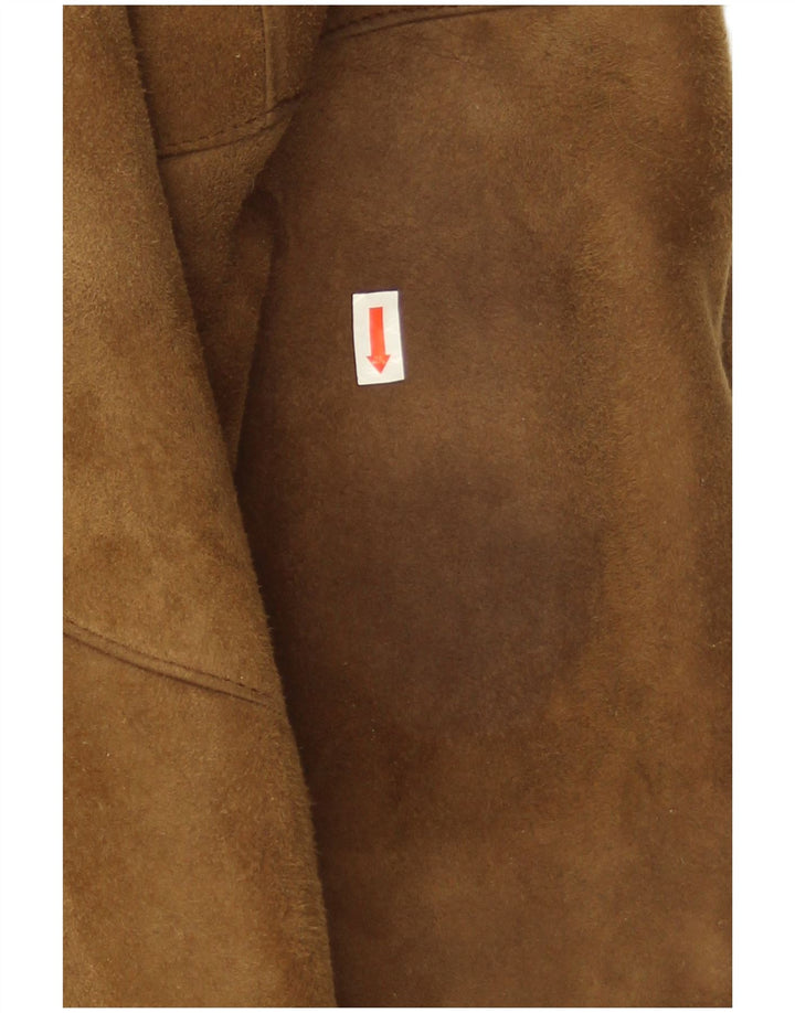 Friitala Veste en peau de mouton pour femme EU 40 Beige moyen