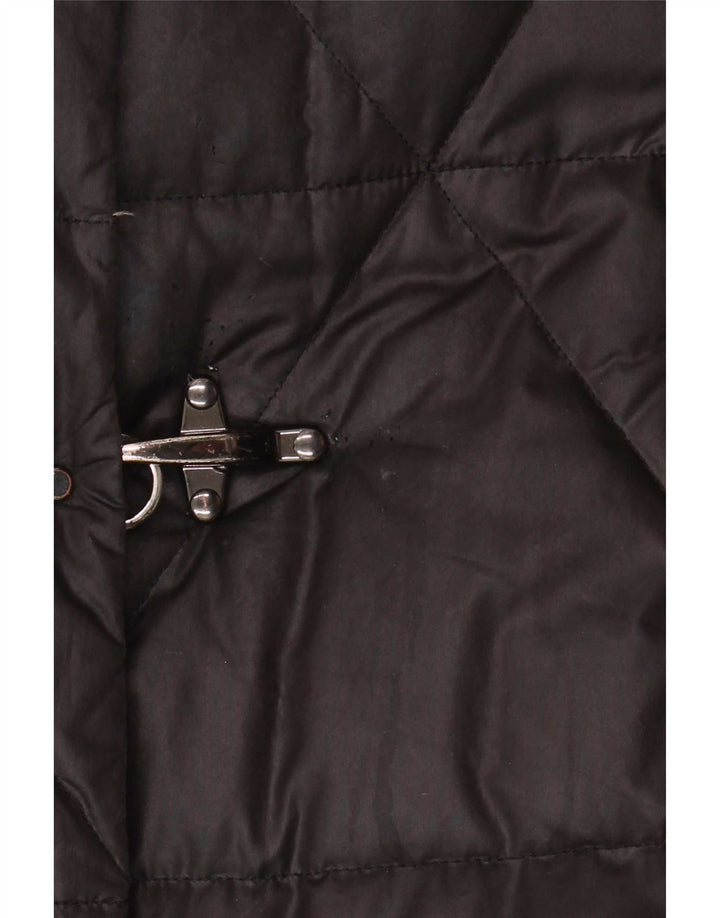 Fay Manteau rembourré pour femme UK 16 Large Noir Polyester