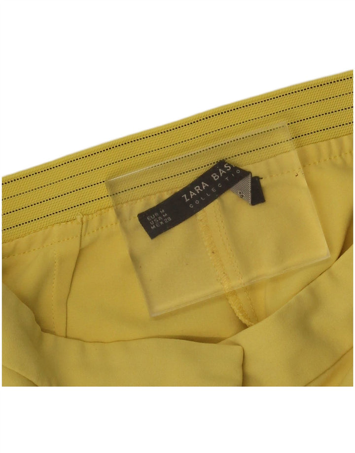 Zara Pantalon Chino Slim Femme Moyen W28 L26 Jaune
