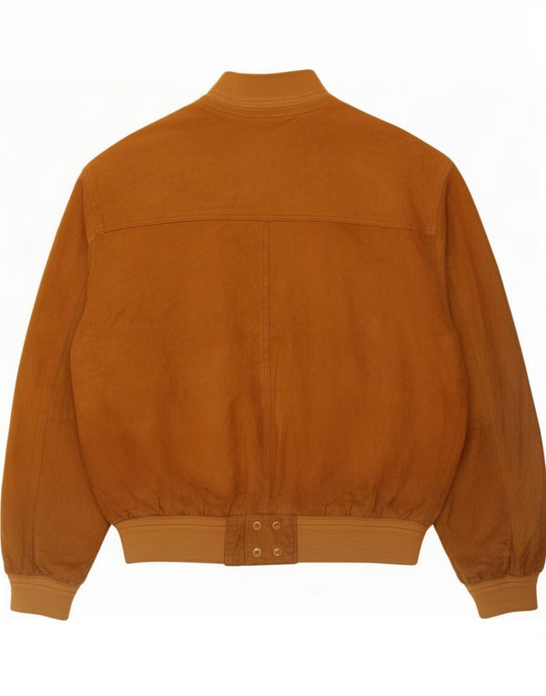 Basile Bomber en daim pour homme IT 52 XL Cuir beige