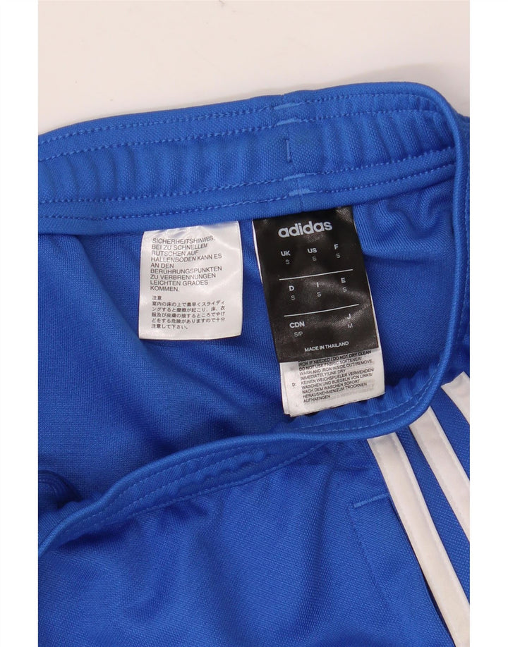 ADIDAS Pantalon de survêtement Climalite pour femme UK 10 Small Bleu Polyester