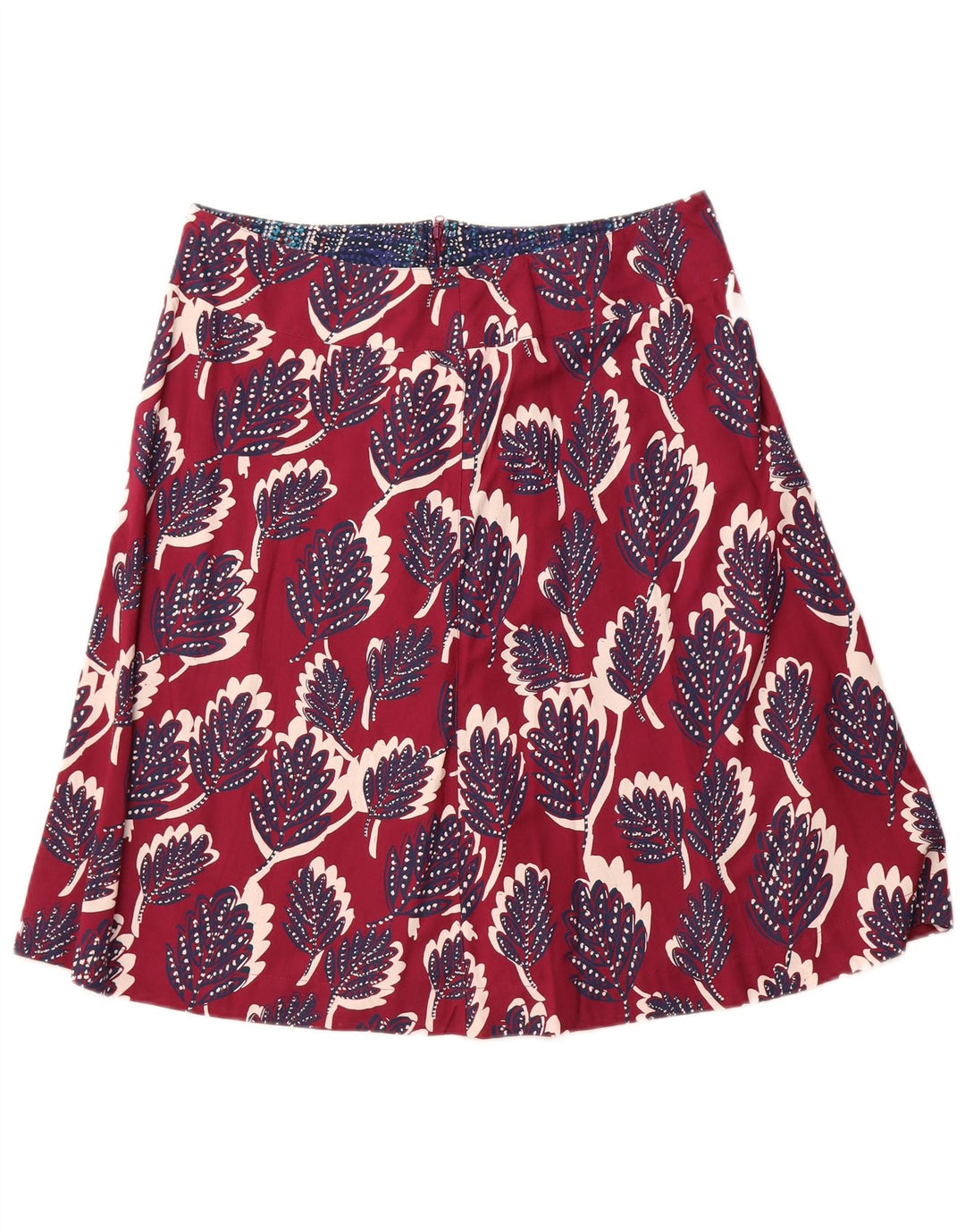 WHITE STUFF Jupe trapèze pour femme UK 14 Large W34 Viscose florale rose