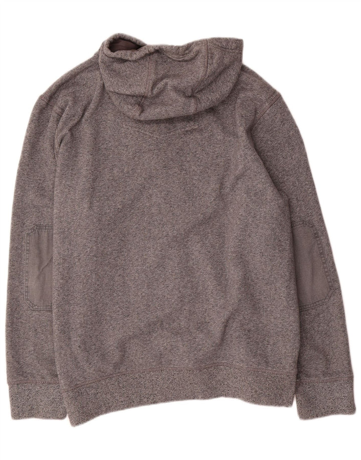 Fat Face Pull à capuche zippé pour homme 2XL Gris Coton