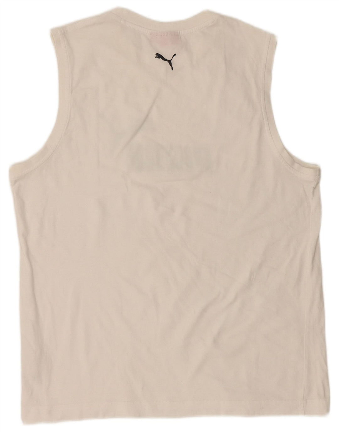 Puma Débardeur Graphic Homme XL Blanc Coton