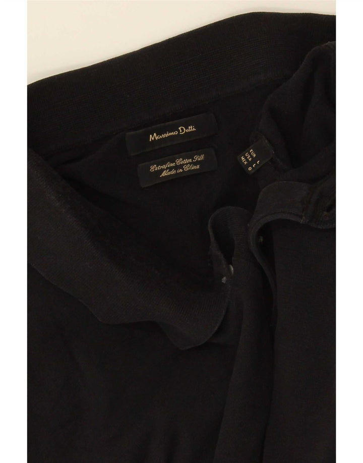 Massimo Dutti Polo Homme Grand Noir Coton