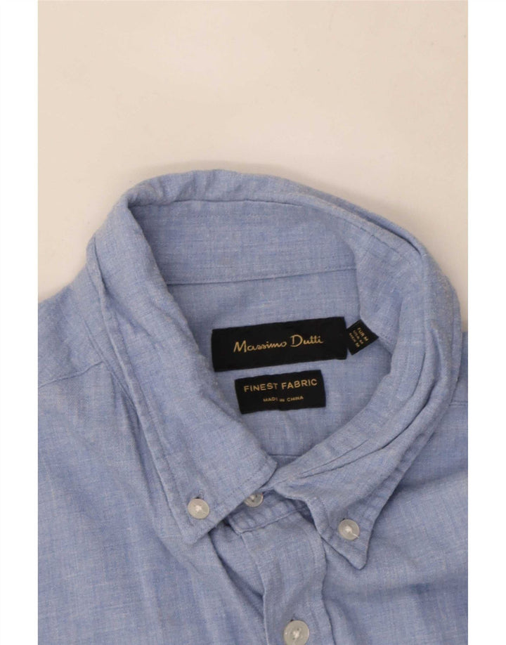 Massimo Dutti Chemise Homme Bleu Moyen