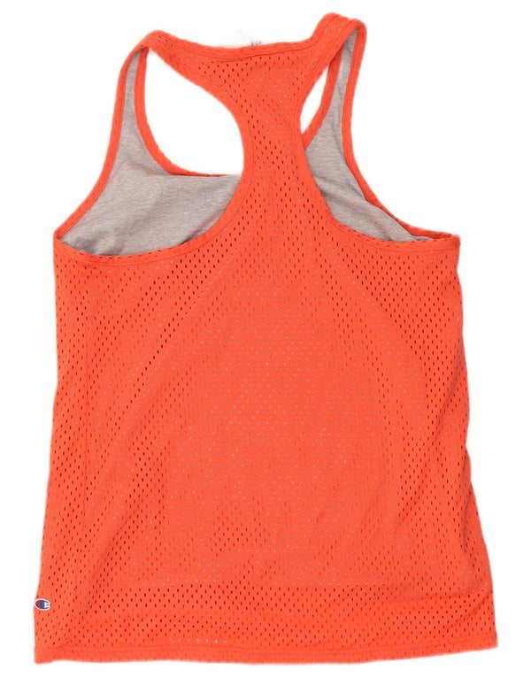 Champion Débardeur graphique coupe athlétique pour femme UK 14 Orange moyen Polyester