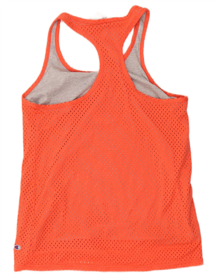 Champion Débardeur graphique coupe athlétique pour femme UK 14 Orange moyen Polyester