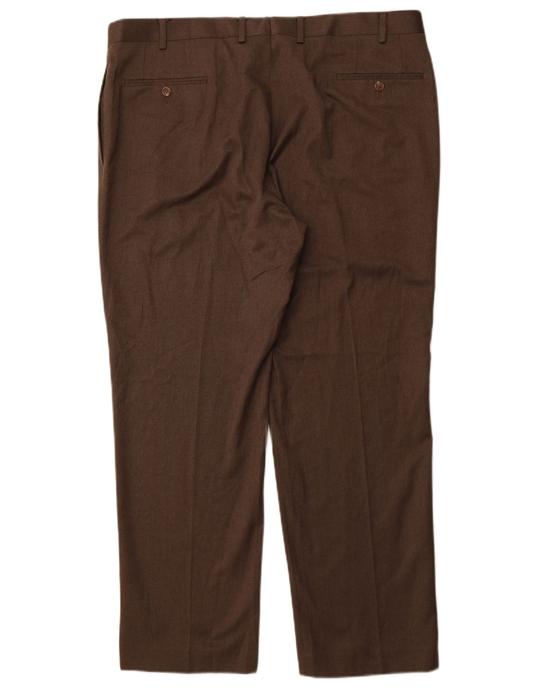Ralph Lauren Pantalon de costume slim pour homme W40 L30 Marron Polyester