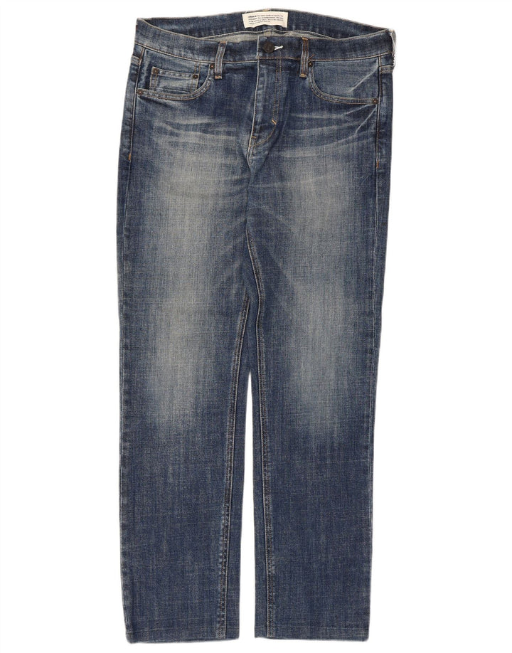 Adidas Jean droit homme W32 L29 bleu coton