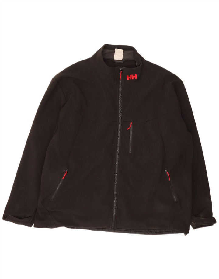 Helly Hansen Veste coupe-vent coupe régulière pour homme UK 46 3XL Noir Polyester