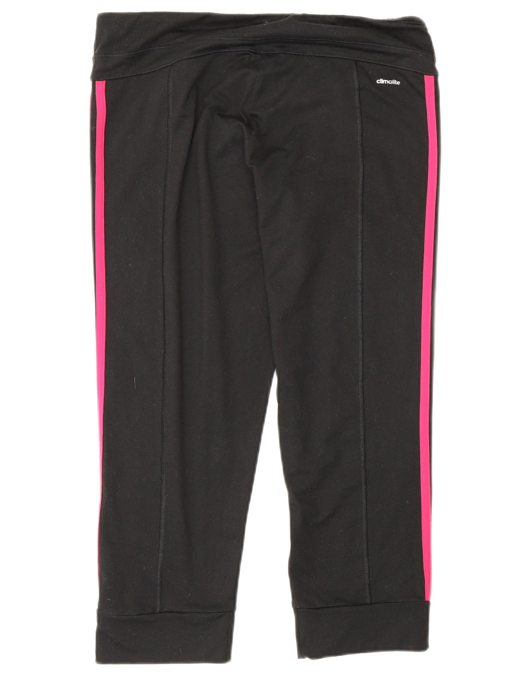 Adidas Femmes Climalite Capri Leggings UK 12/14 Moyen Noir Polyester