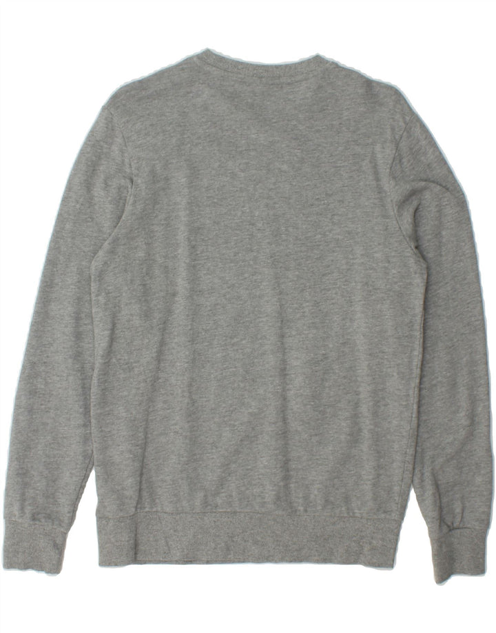 JACK & JONES Mens Sweatshirt Jumper Small Grey Cotton Vintage Jack & Jones and Second-Hand Jack & Jones from Messina Hembry 
