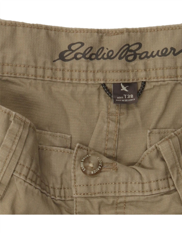 EDDIE BAUER Mens Cargo Shorts W38 XL Beige Cotton Vintage Eddie Bauer and Second-Hand Eddie Bauer from Messina Hembry 