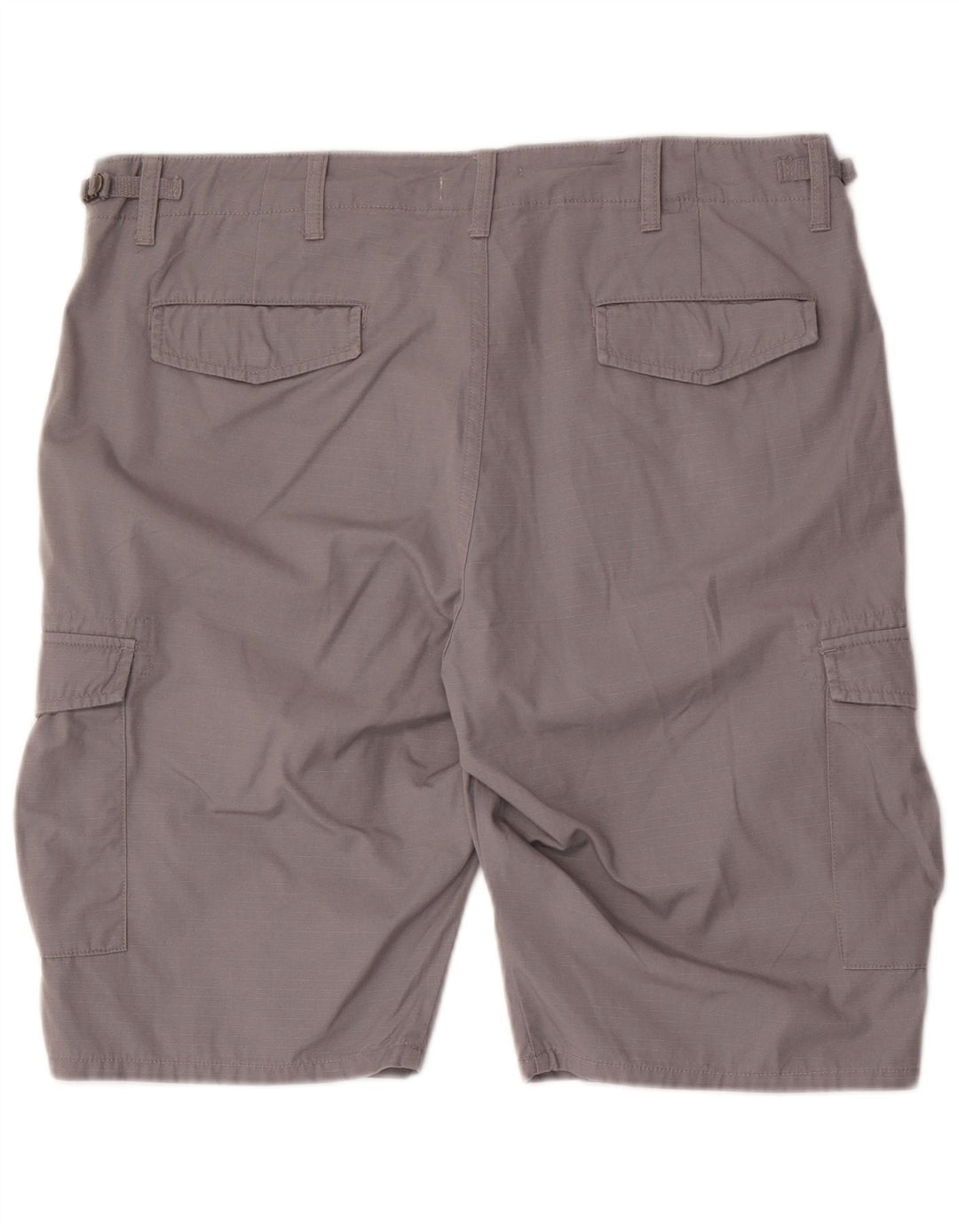 Conbipel Short Cargo Homme IT 54 2XL W38 Gris Rayé Coton